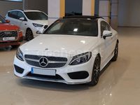 Usado Mercedes C220 170 CV (125 kW) 2017 Blanco Coupe