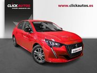 Usado Peugeot 208 Active 100 CV (73 kW) 2021 Rojo Utilitario