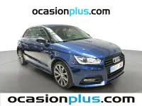 Usado Audi A1 S-Line 125 CV (91 kW) 2016 Azul Utilitario