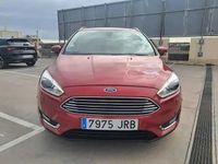 Brugt Ford Focus Titanium 125 HK (91 kW) 2016 Rød Stationcar
