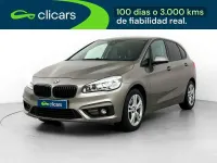 Usado BMW 218 Active Tourer 136 CV (100 kW) 2016 Gris Monovolumen