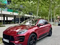 Usado Porsche Macan Turbo 400 CV (294 kW) 2015 Granate SUV