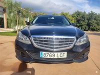 Usado Mercedes E200 Avantgarde 136 CV (100 kW) 2013 Negro Familiar
