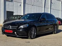 Usado Mercedes C200 136 CV (100 kW) 2016 Negro Familiar