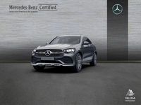 Usado Mercedes GLC300 AMG line 245 CV (180 kW) 2022 Gris Coupe