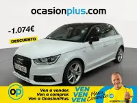 Usado Audi A1 S-Line 116 CV (85 kW) 2017 Blanco Utilitario
