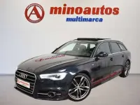 Usado Audi A6 S-Line 272 CV (200 kW) 2016 Azul Familiar