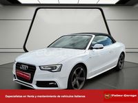 Usado Audi A5 Cabriolet S-Line 204 CV (150 kW) 2014 Blanco Descapotable