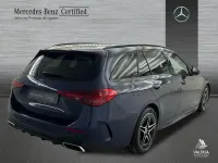 Usado Mercedes C220 AMG line 200 CV (147 kW) 2024 Azul Familiar