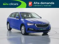 Usado Skoda Scala Ambition 95 CV (69 kW) 2020 Azul Utilitario