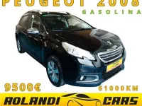 Usado Peugeot 2008 Style 82 CV (60 kW) 2016 Negro SUV