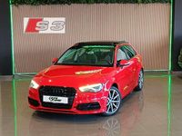 Usado Audi S3 Sportback 300 CV (220 kW) 2014 Rojo Utilitario