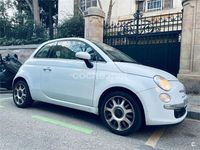 Usado Fiat 500 Sport 100 CV (73 kW) 2009 Azul Descapotable