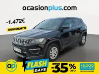 Usado Jeep Compass Sport 140 CV (102 kW) 2018 Negro SUV
