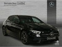 Usado Mercedes A180 AMG line 136 CV (100 kW) 2025 Negro noche Berlina