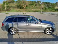 Usado Mercedes C220 AMG line 170 CV (125 kW) 2014 Gris / plata Familiar