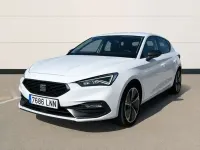 Usado Seat Leon FR 131 CV (96 kW) 2021 Blanco Berlina