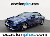 Usado Mercedes E220 AMG 170 CV (125 kW) 2016 Azul Descapotable