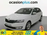 Usado Skoda Rapid Ambition 105 CV (77 kW) 2015 Blanco Utilitario