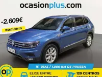 Käytetty VW Tiguan Sportline 190 HP (139 kW) 2018 Sininen Katumaasturi