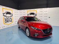Usado Mazda 3 Luxury 150 CV (110 kW) 2015 Granate Berlina