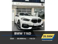 Usado BMW 116 Shadowline 116 CV (85 kW) 2020 Blanco Utilitario