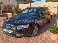 Usado Audi A6 140 CV (102 kW) 2008 Negro Familiar