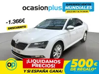 Usado Skoda Superb Ambition 150 CV (110 kW) 2018 Blanco Berlina