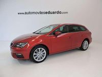 Usado Seat Leon ST 131 CV (96 kW) 2019 Rojo Familiar