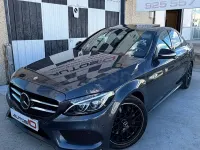 Usado Mercedes C250 AMG line 204 CV (150 kW) 2015 Gris / plata Berlina