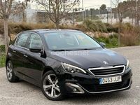 Usado Peugeot 308 Allure 125 CV (91 kW) 2015 Negro Berlina