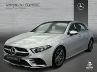 Usado Mercedes A180 AMG line 136 CV (100 kW) 2020 Gris Berlina