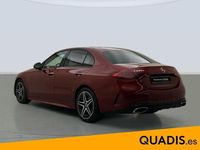 Usado Mercedes C220 200 CV (147 kW) 2022 Rojo jacinto Berlina