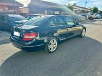 Usado Mercedes C200 Avantgarde 136 CV (100 kW) 2010 Azul Berlina