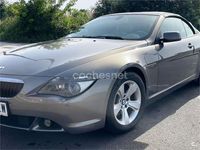 Usado BMW 630 Cabriolet 258 CV (189 kW) 2007 Verde Descapotable