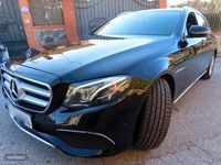 Usado Mercedes E220 Avantgarde 194 CV (142 kW) 2018 Negro Familiar