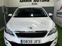 Usado Peugeot 308 Active 130 CV (95 kW) 2015 Blanco Berlina