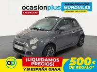 Usado Fiat 500 S 69 CV (50 kW) 2015 Gris Descapotable