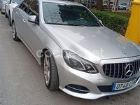 Usado Mercedes E300 Avantgarde 231 CV (169 kW) 2014 Gris / plata Berlina
