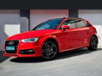 Usado Audi A3 Sportback S-Line 150 CV (110 kW) 2013 Rojo Utilitario