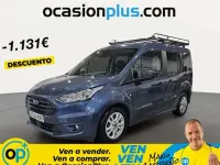 Usado Ford Transit S 101 CV (74 kW) 2018 Azul Familiar