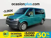 Usado VW Caravelle 110 CV (80 kW) 2021 Verde Van