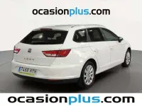 Usado Seat Leon ST Style 105 CV (77 kW) 2014 Blanco Familiar