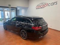 Usado Mercedes C220 AMG line 170 CV (125 kW) 2015 Negro Familiar