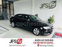 Usado Audi A3 116 CV (85 kW) 2019 Negro Berlina