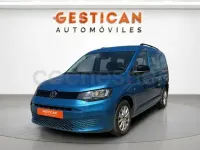 Usado VW Caddy 102 CV (75 kW) 2022 Azul Monovolumen