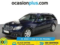 Usado Mercedes C200 136 CV (100 kW) 2012 Azul Familiar