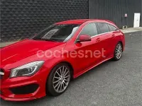 Usado Mercedes CLA220 Shooting Brake AMG line 177 CV (130 kW) 2015 Rojo Familiar