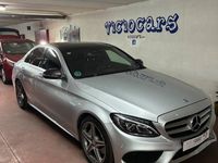 Usado Mercedes C200 AMG 136 CV (100 kW) 2016 Gris / plata Berlina