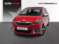Usado Peugeot 108 Allure 72 CV (52 kW) 2021 Rojo Utilitario